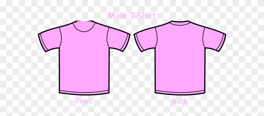 Light T-shirt Clip Art At Clker - Polo T Shirt Template #368674