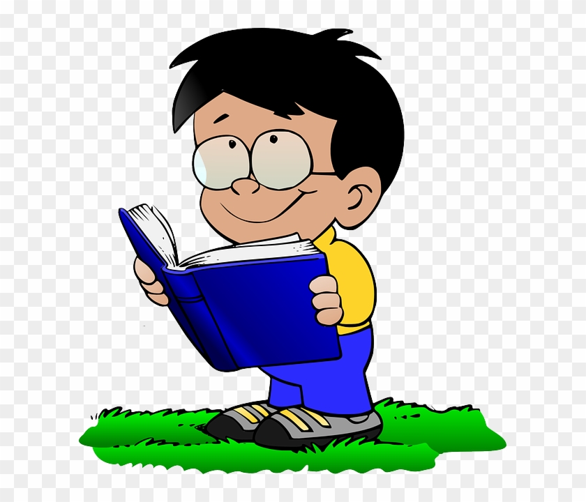 Free Image On Pixabay - Boy With Book Clipart #368732