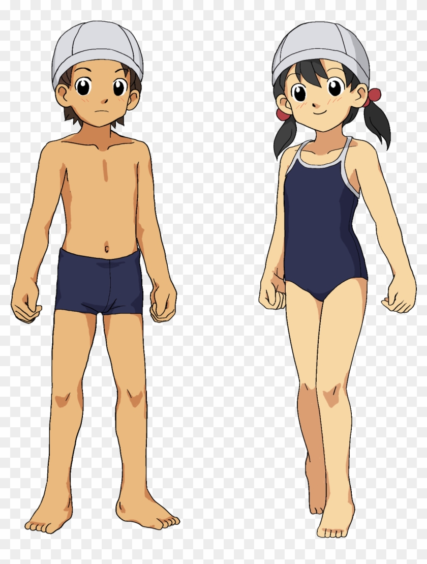 School Swimsuits - בגד ים ציור #368797