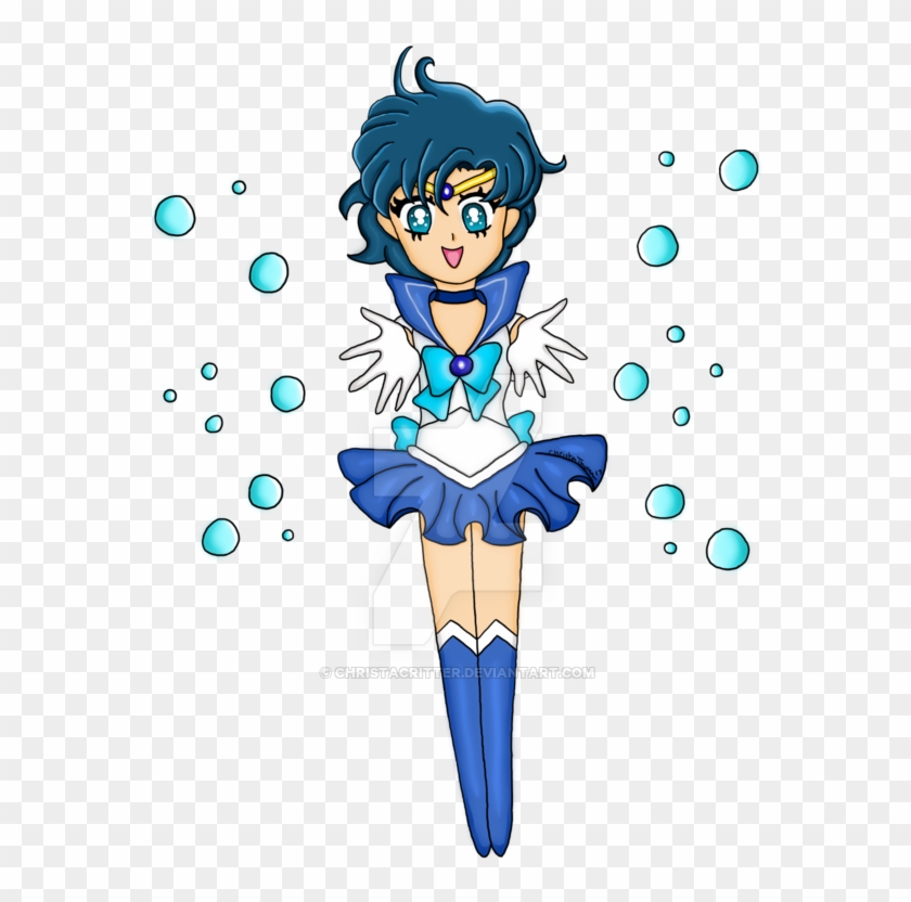 Chibi Sailor Mercury By Christacritter - Cartoon #369098