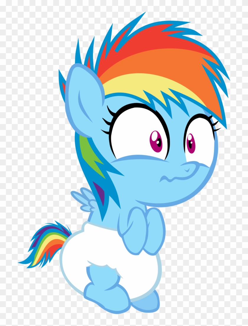 Megarainbowdash2000, Baby, Baby Pony, Diaper, Foal, - Megarainbowdash2000 #369802
