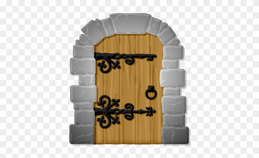 Doorway Clipart Castle Pencil And In Color Doorway - Castle Door Clipart Png #370101