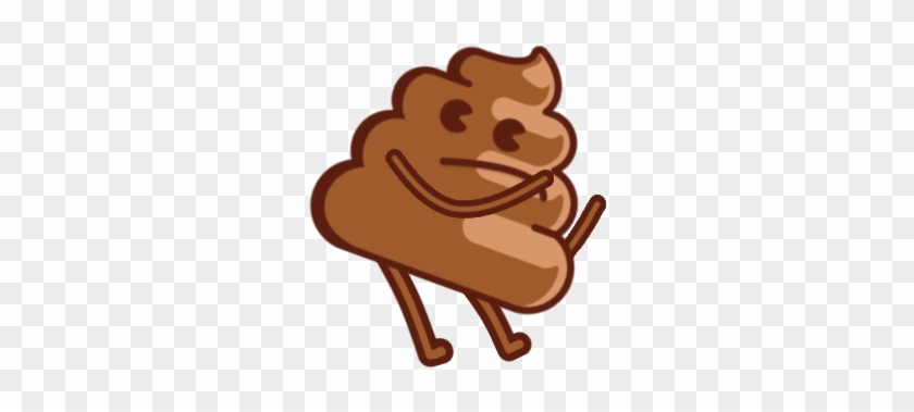 Thrusty Poop Messages Sticker-2 - Cartoon #370329