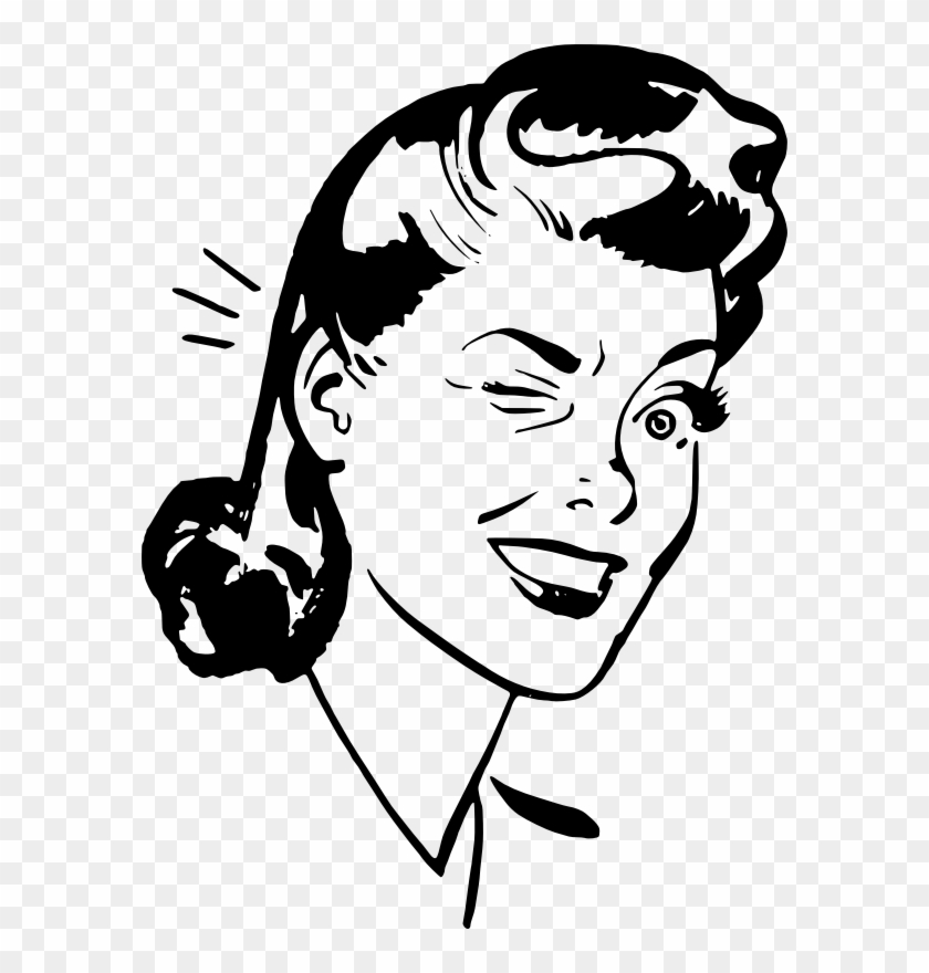 Medium Image - Vintage Woman Vector #370985