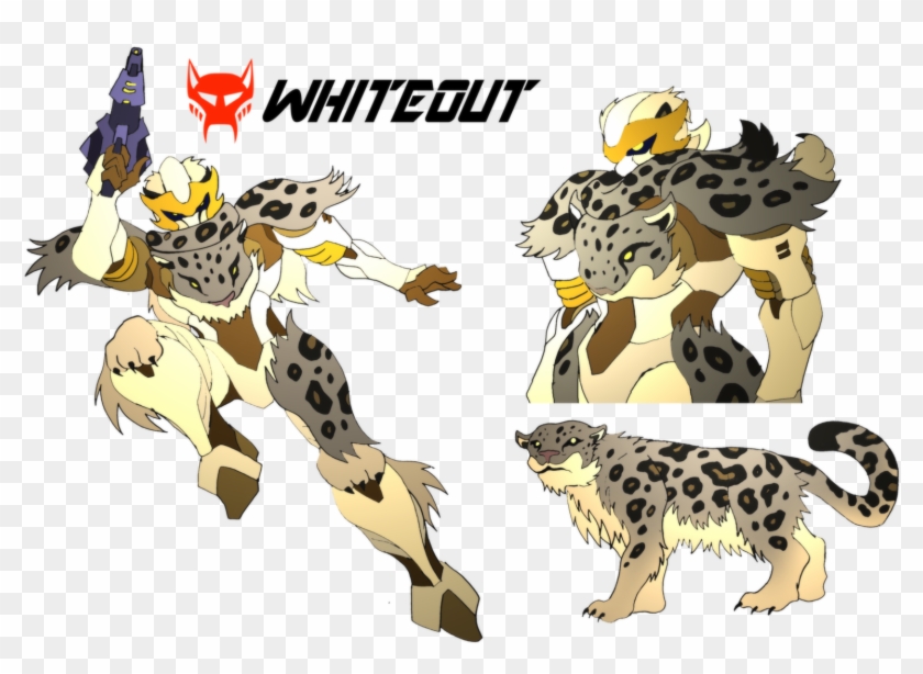 Nickonplanetripple $25 Commission- Beast Wars Oc Whiteout - Beast Wars Maximal Oc #371264