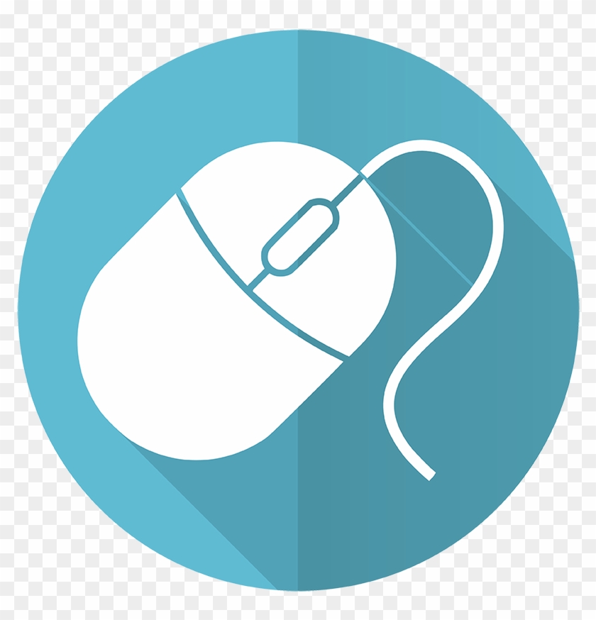 Virtual Business Services - Computer Mouse Flat Icon #371774