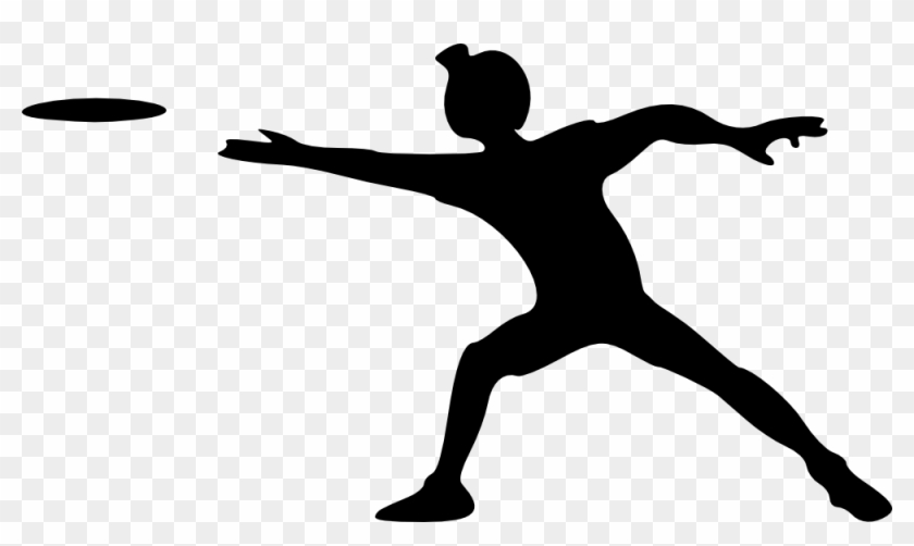Onlinelabels Clip Art - Person Throwing A Frisbee #371791