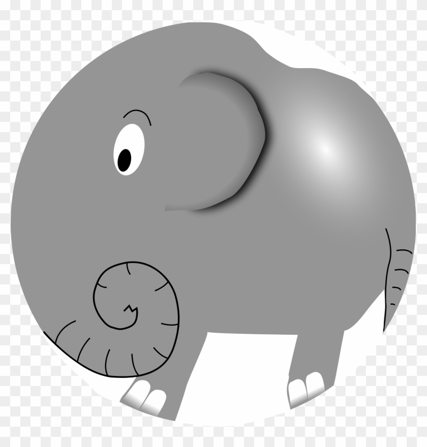 Clip Arts Related To - Custom Boy Elephant Shower Curtain #372024