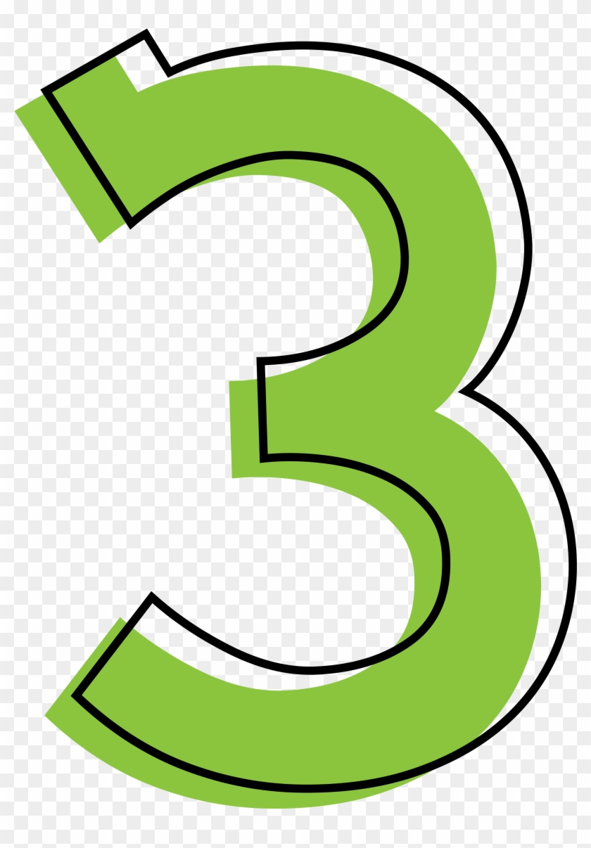 Number 3 Transparent Image - Transparent Images Of Number 3 #372078