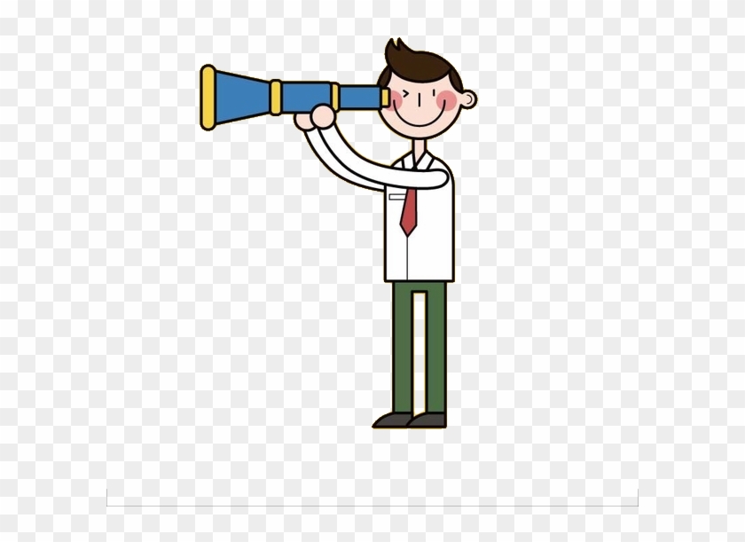 Cartoon Small Telescope Clip Art - Cartoon Small Telescope Clip Art #372864