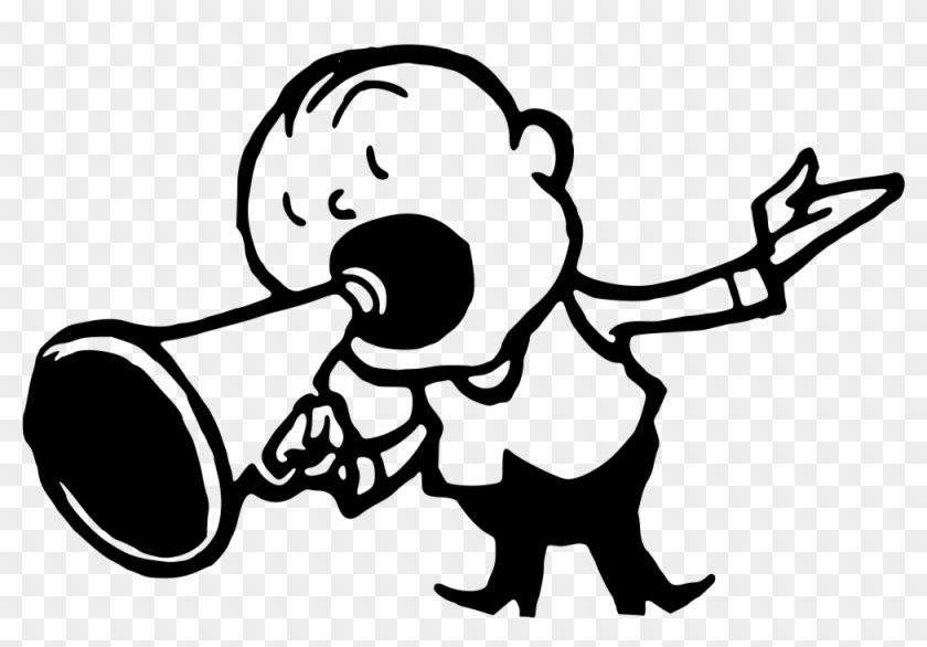 Clip Art Details - Orator Cartoon #372875