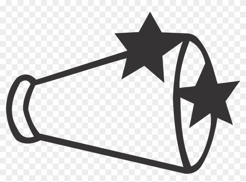 Megaphone With Stars - Megaphone With Stars #373018
