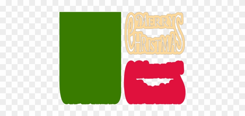 Merry Christmas Card Pieces - Merry Christmas Card #373167