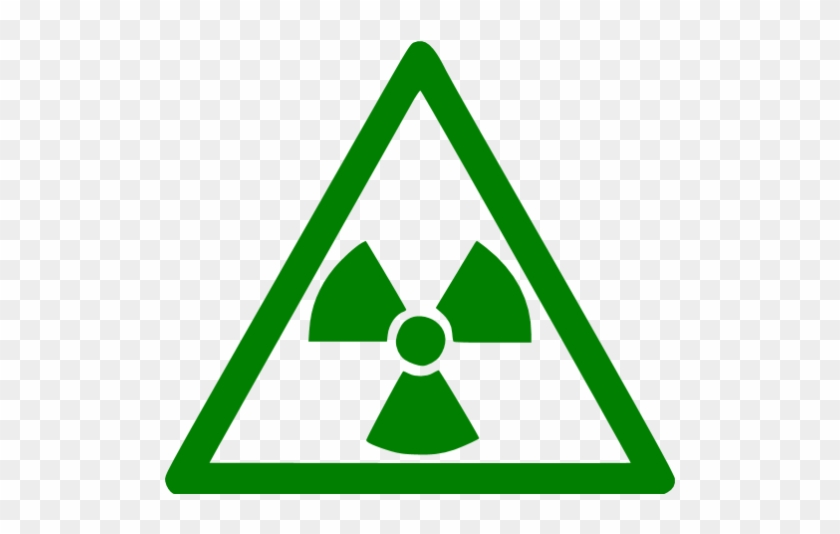 Green Warning 36 Icon - Ansi Warning Labels - Caution X-rays Produced #373248