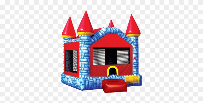 For All Your Party Needs - Ninja Jump Camelot Castle Blue Inflatable Bouncer, #373326