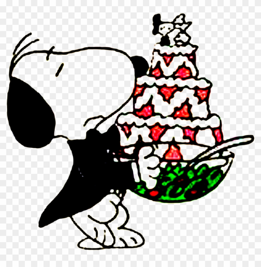 Snoopy Carrega O Bolo De Casamento By Bradsnoopy97 - Cartoon #373340