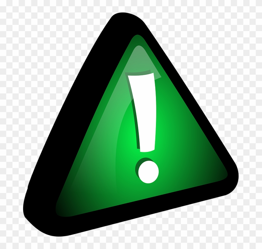 Computer, Black, Point, Green, Icon, Blue, Mark - Exclamation Icon #373439