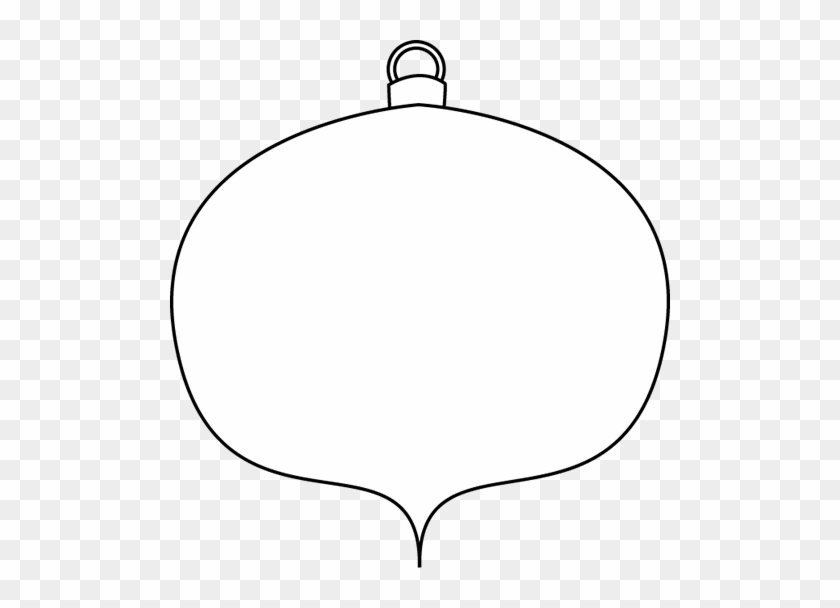 Black And White Christmas Ornament Clip Art - Black And White Christmas Ornament Clip Art #373544