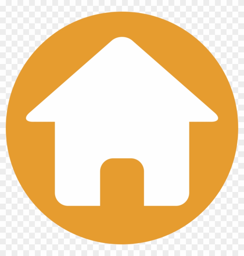 Back, Default, Home, Homepage Icon - Home Icon Png Orange #373795