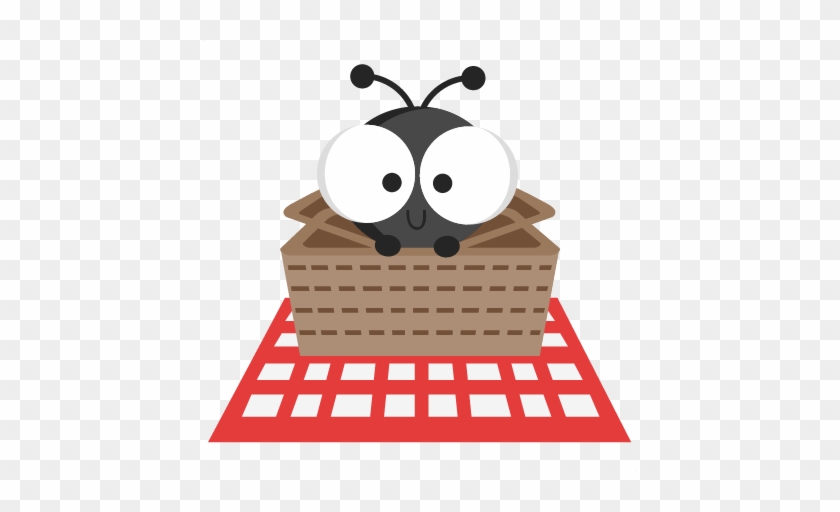 Ant In Picnic Basket Svg Cutting Files Ant Svg Cuts - Cute Picnic Clip Art #374301