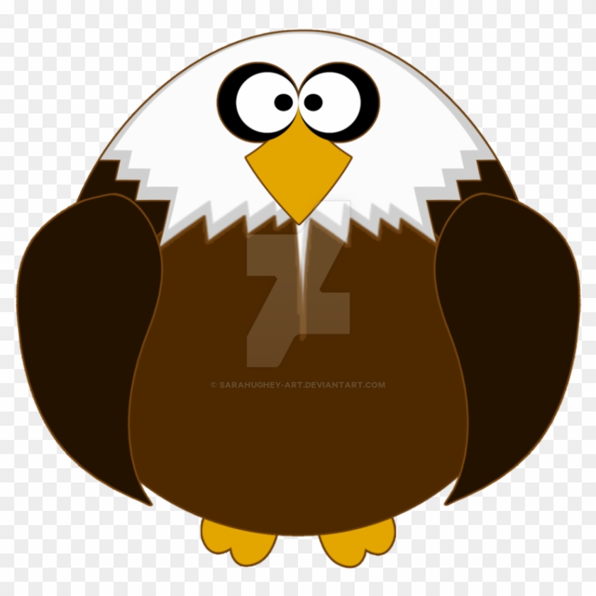 Fat Bald Eagle By Sarahughey-art - Eeeagle! Throw Blanket #374656