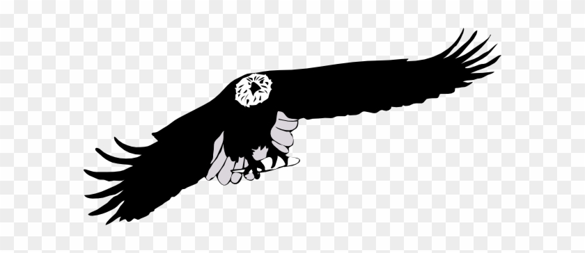 Eagle Black And White Clip Art - Aquila Cartoon #374681