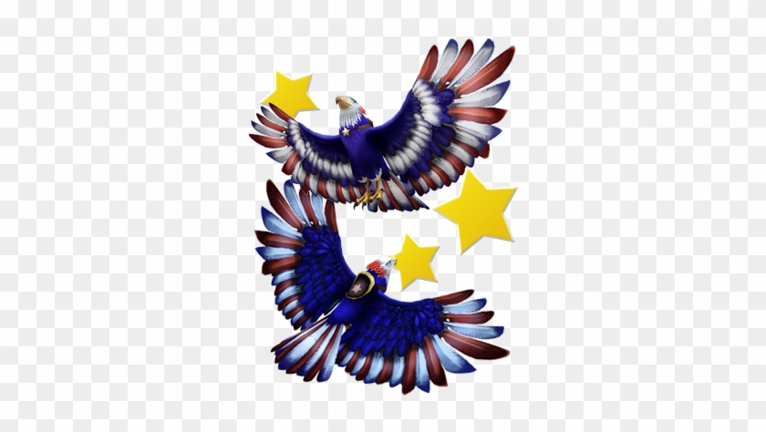 2017 Your Pirate Can Save Up To 50% Off Select Red, - Red White And Blue Eagle #374854