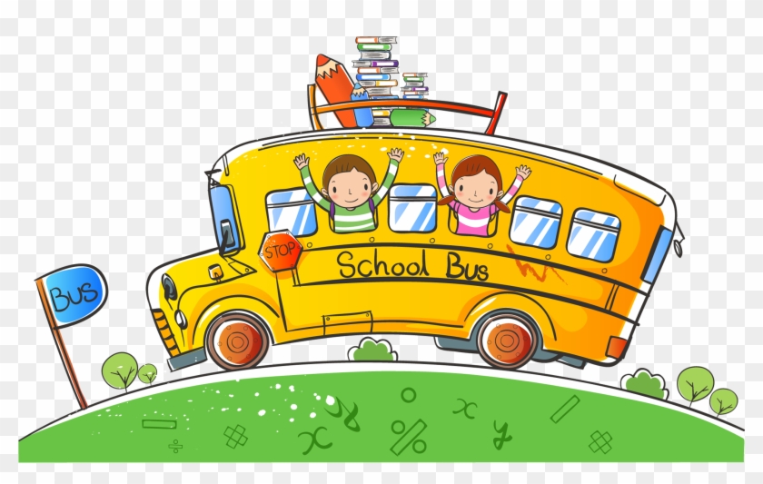 Cartoon School Bus - Cartoon School Bus #374882