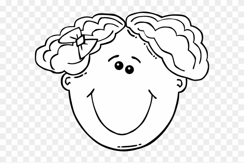 Girl Face Outline Drawing - صور بنات فانكي كرتون #375436