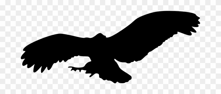 Free Eagle Silhouette 7 - Owl Flying Silhouette Png #375478