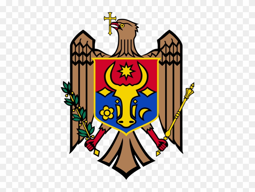 Coat Of Arms Of Moldova - Moldova Coat Of Arms #375479