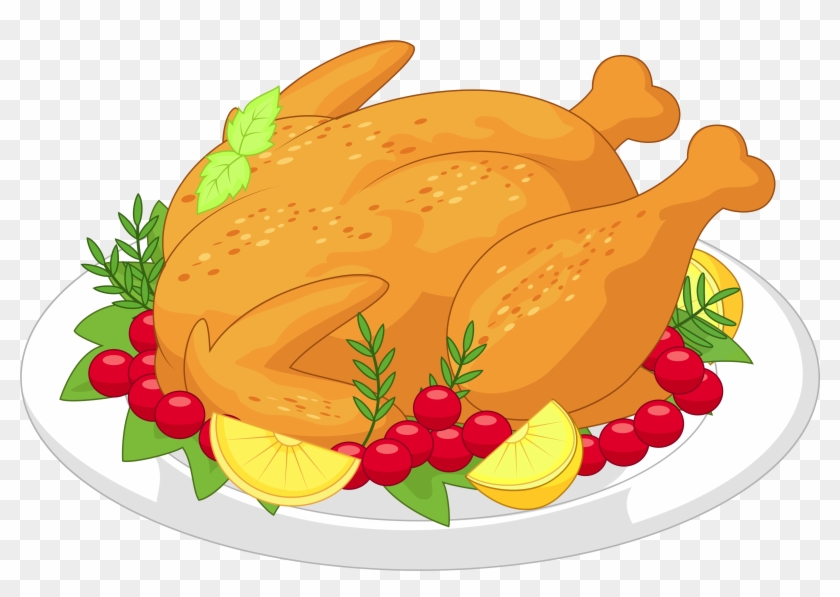 Free Cooked Turkey Clip Art - 燒 雞 卡通 #375722