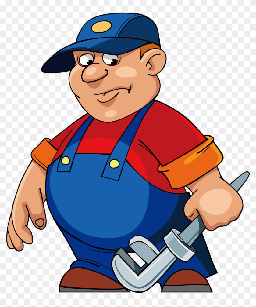 Cartoon Laborer Illustration - Cartoon Laborer Illustration #375879