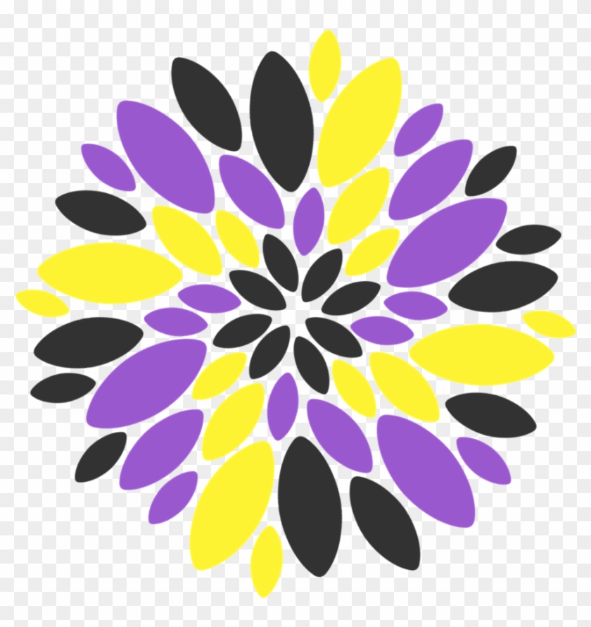 Nonbinary Pride Flower By Brokenwings11ofnone - Lack Of Gender Identities #376021