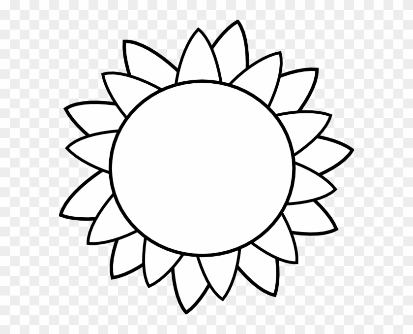 Sunflower Cut Out Template #376104