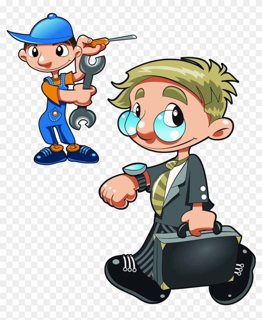 Laborer Cartoon Royalty-free Illustration - Laborer Cartoon Royalty-free Illustration #376695