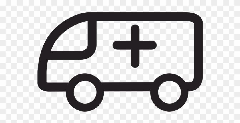 Outline Of Ambulance - Ice Cream Truck Png #376966