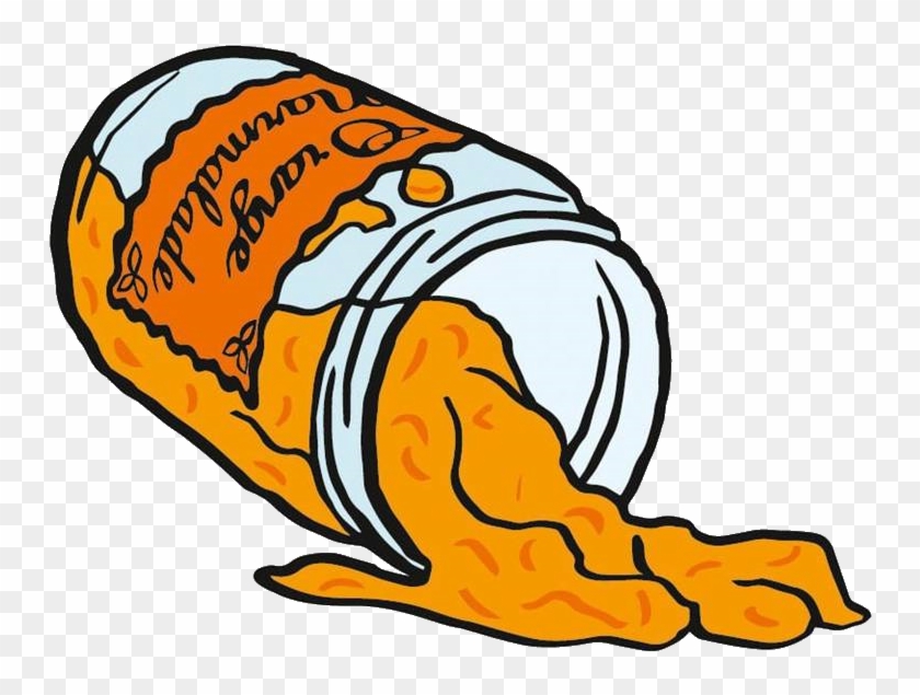 Spilled Jar Of Marmalade - Marmalade #378432