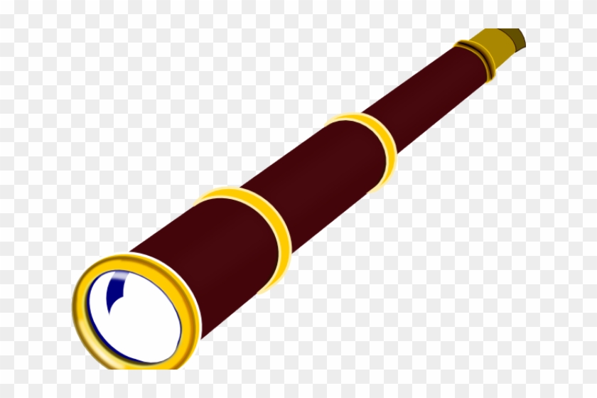 Pirate Clipart Scope - Telescope Clipart Transparent #378346