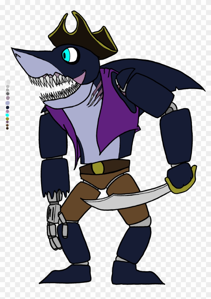 Laddon The Pirate Captain Megalodon By Ecn13000 - Mega Lo Don Robot #378615