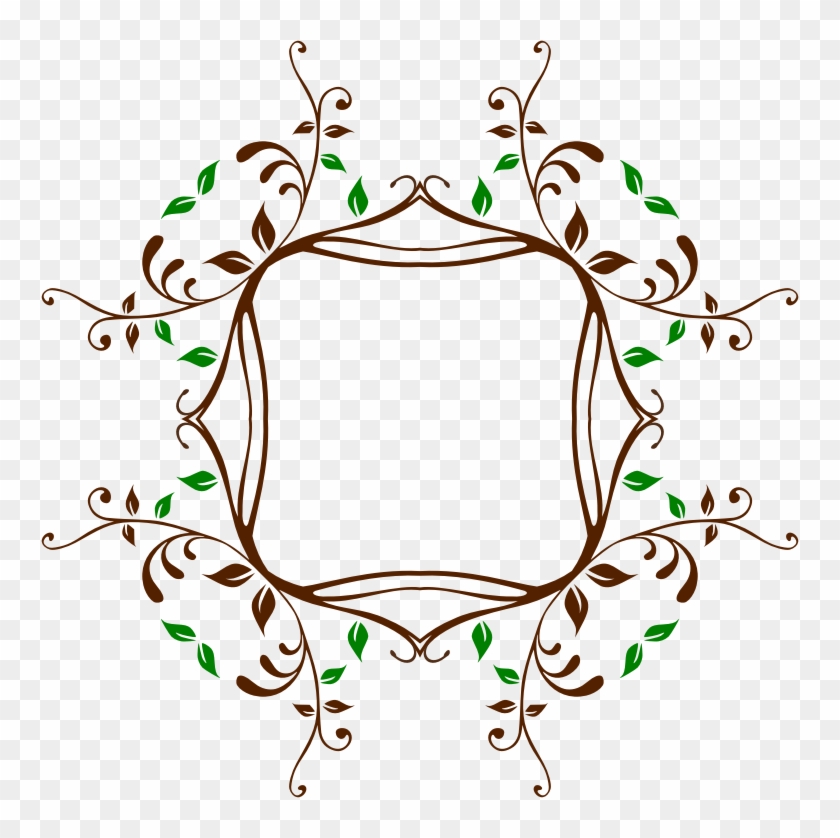 Medium Image - Vine Frame Clipart #378744