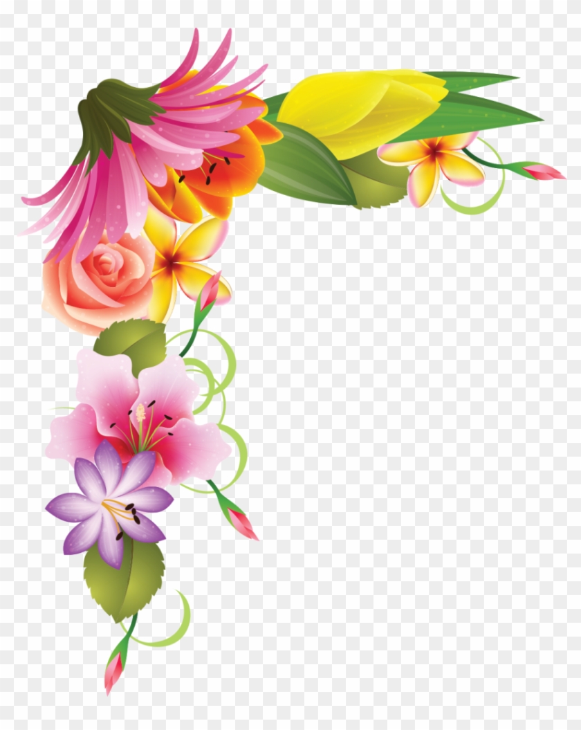 Corner Flower In Png #378768