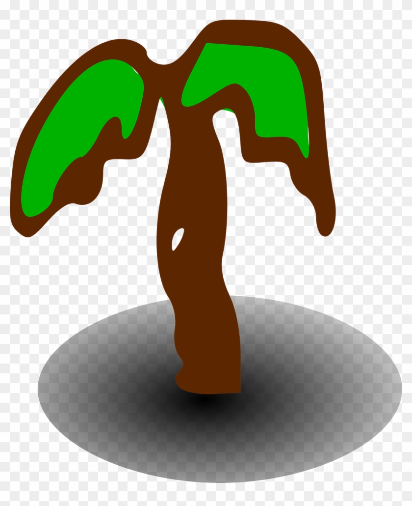 Rpg Map Elements 15 Clip Art At Clker - Rpg Map Symbols: Palm Tree #379207