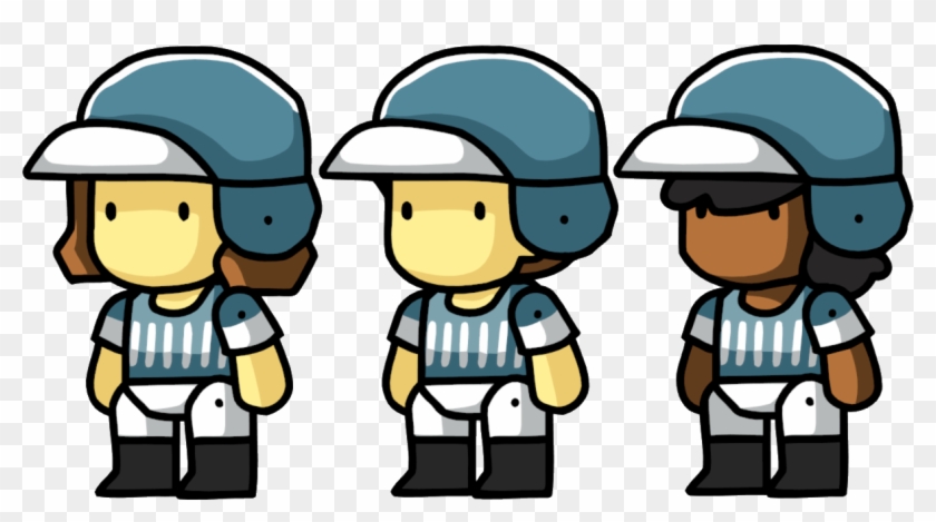 Softball Players - Cartoon #379495