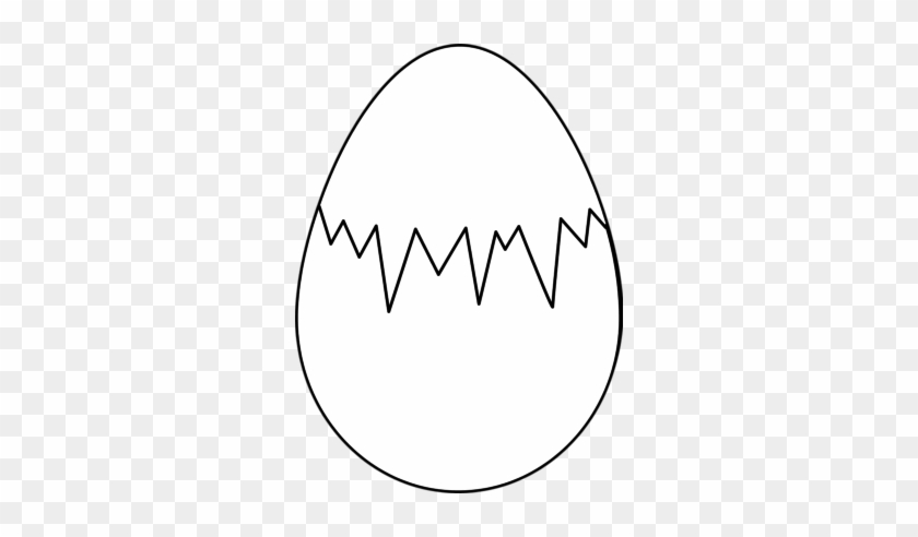Dinosaur Egg Clipart Black And White - Egg In Black And White #379769
