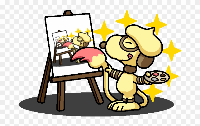 Shiny Smeargle Snoopy By Shawarmachine - Peanuts Shiny #380251
