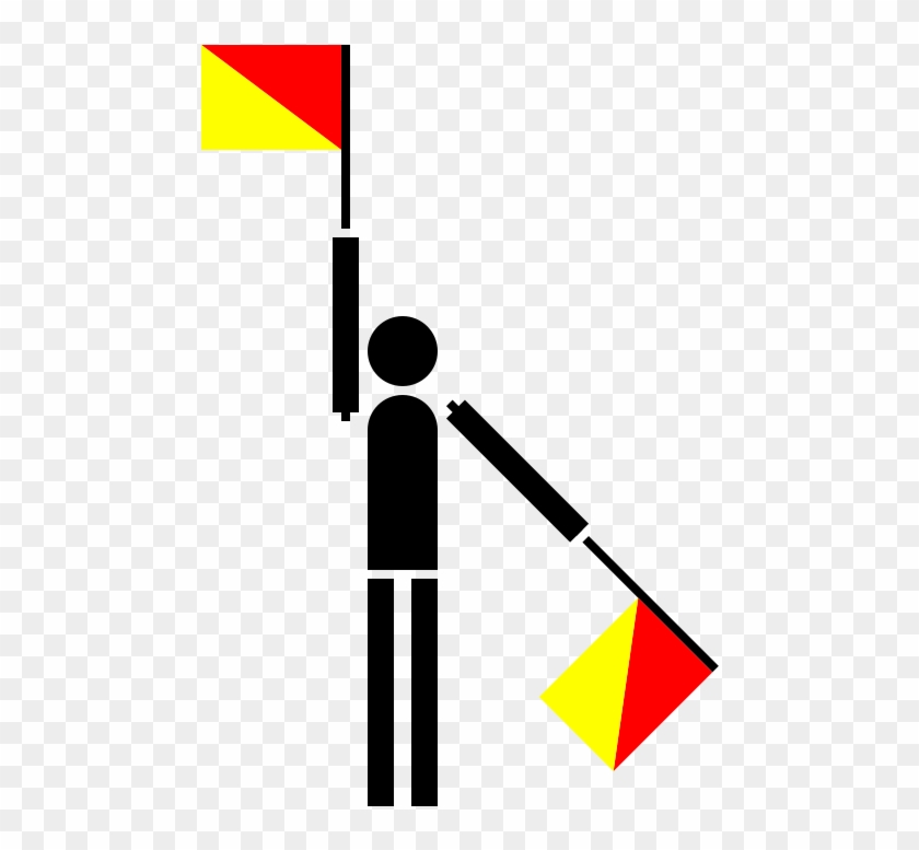Free Semaphore Victor - Semaphore Flag V #380947