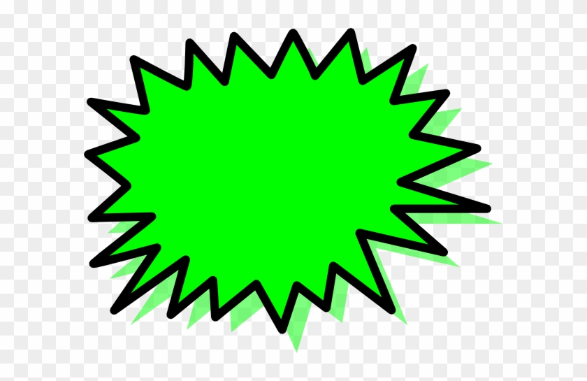 How To Set Use Green Explosion Blank Pow Svg Vector - Green Explosion Clipart #380960