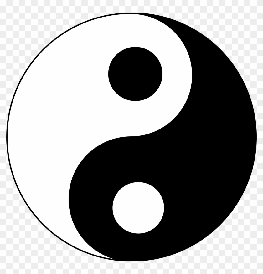 Clip Art Tags - Yin Yang Big #381067