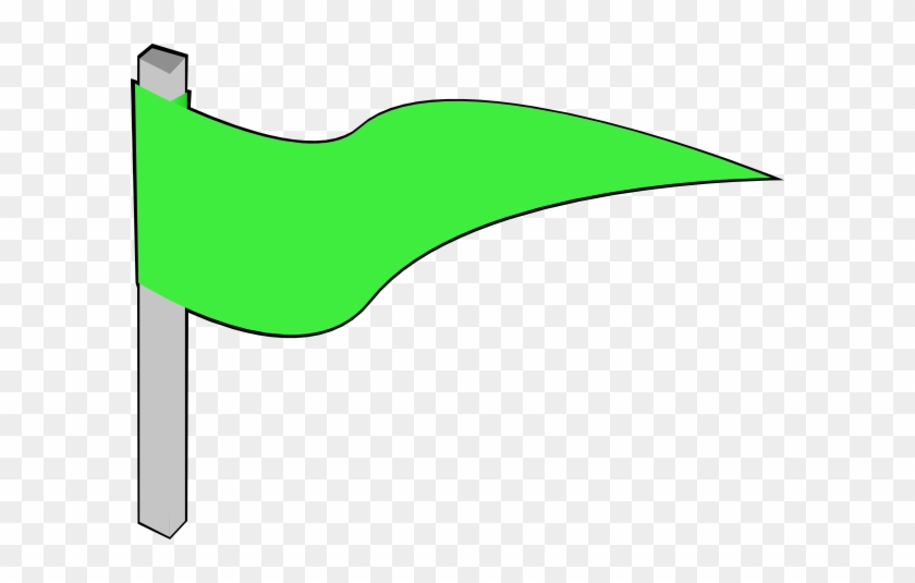 Green Flag Clip Art At Clker - Clip Art #381327